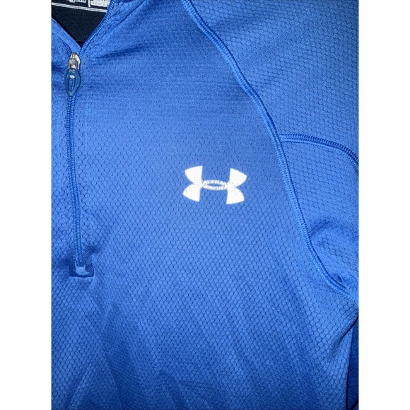 Under Armour Run Cold Gear Quarter Zip Fitted Top Size S - Picture 4 of 6